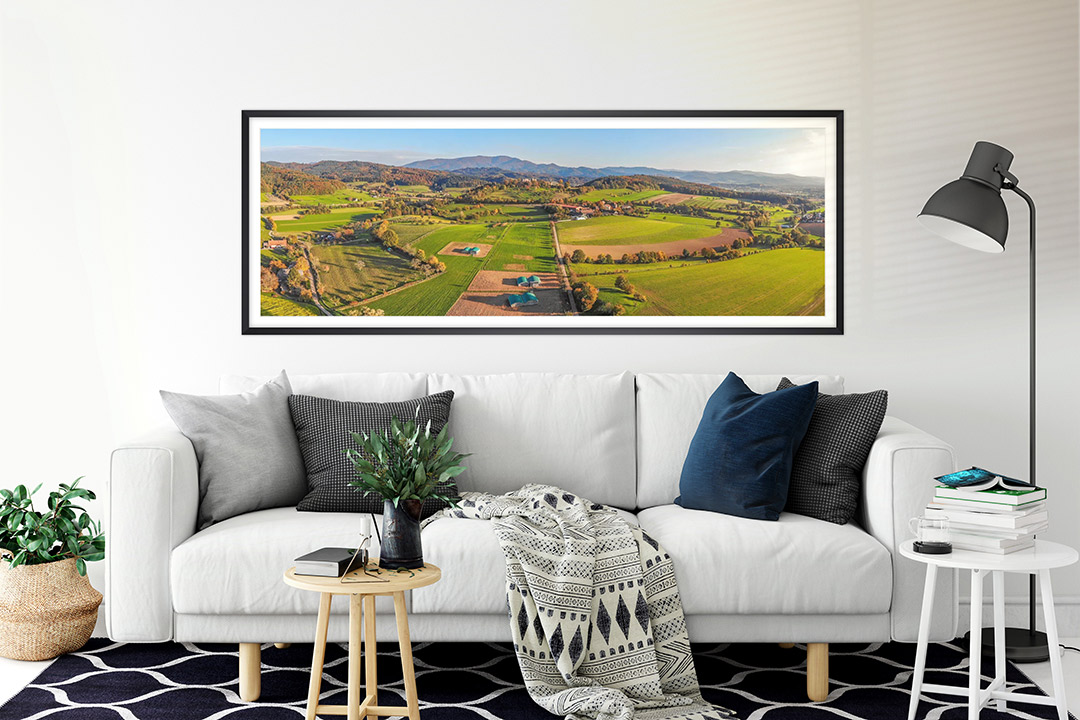 Panoramafoto Hochburg Emmendingen Schwarzwald