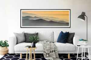 Panoramafoto Sonnenuntergang Schwarzwald