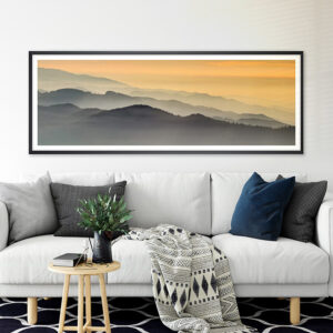 Panoramafoto Sonnenuntergang Schwarzwald