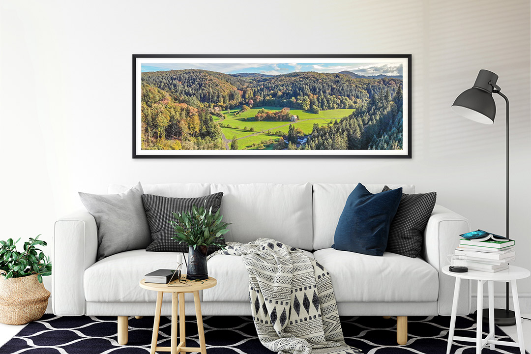 Panoramafoto Kloster Schwarzwald