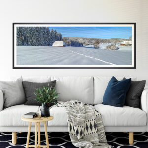 Panoramafoto Winter Schönwald im Schwarzwald