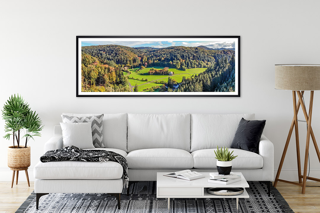 Panoramafoto Kloster Schwarzwald