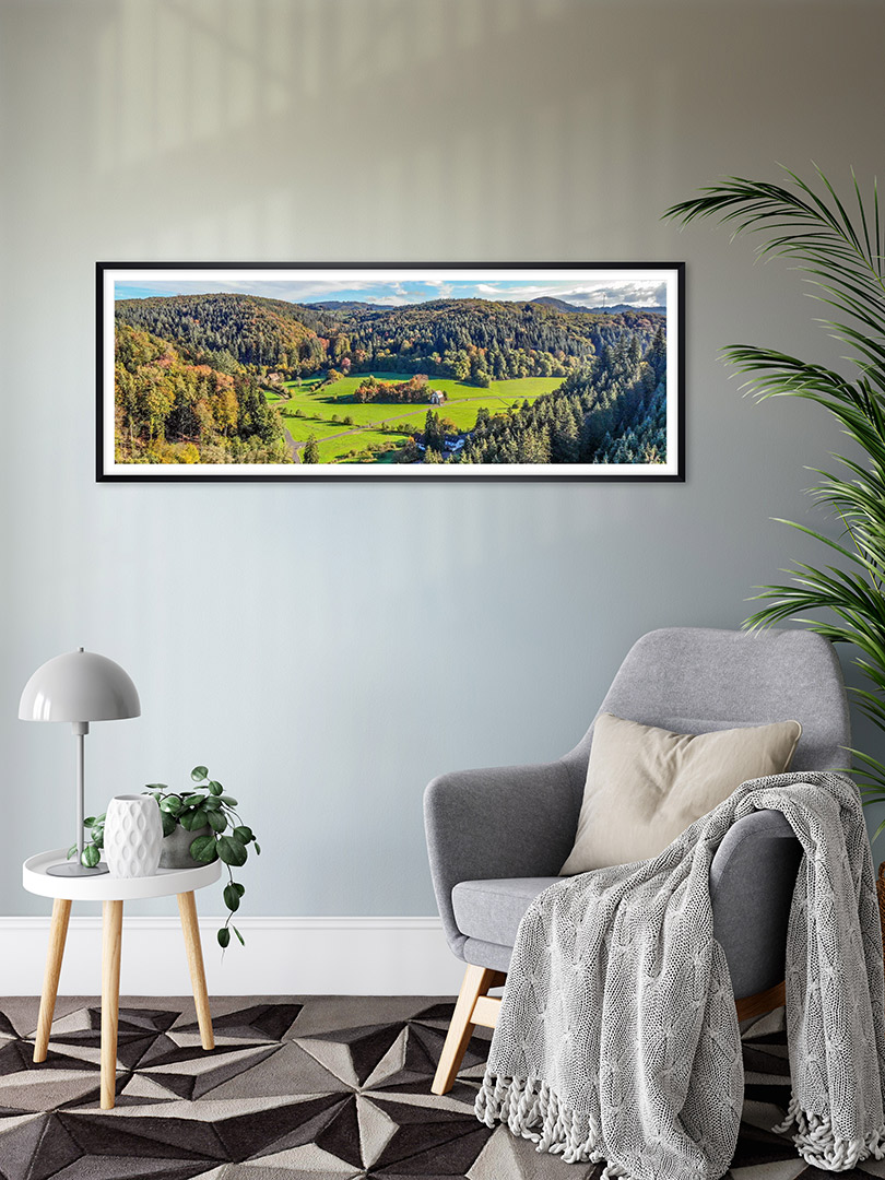 Panoramafoto Kloster Schwarzwald