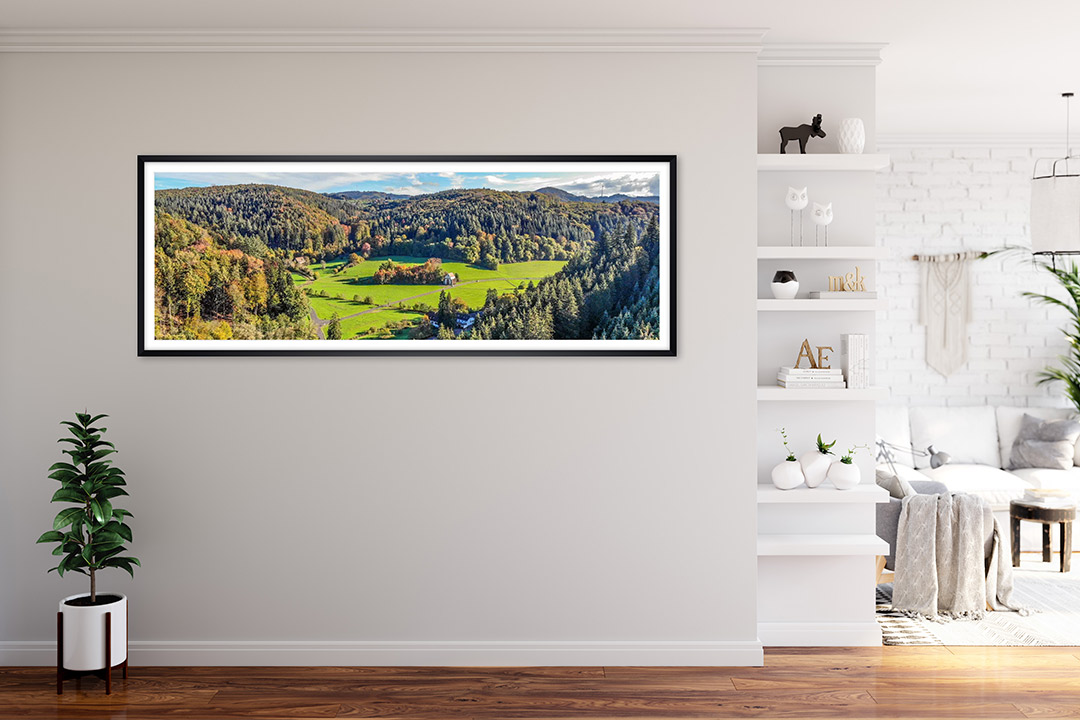 Panoramafoto Kloster Schwarzwald