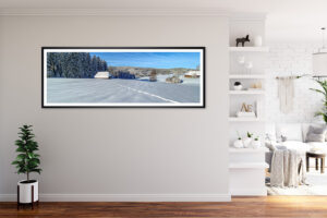 Panoramafoto Winter Schönwald im Schwarzwald