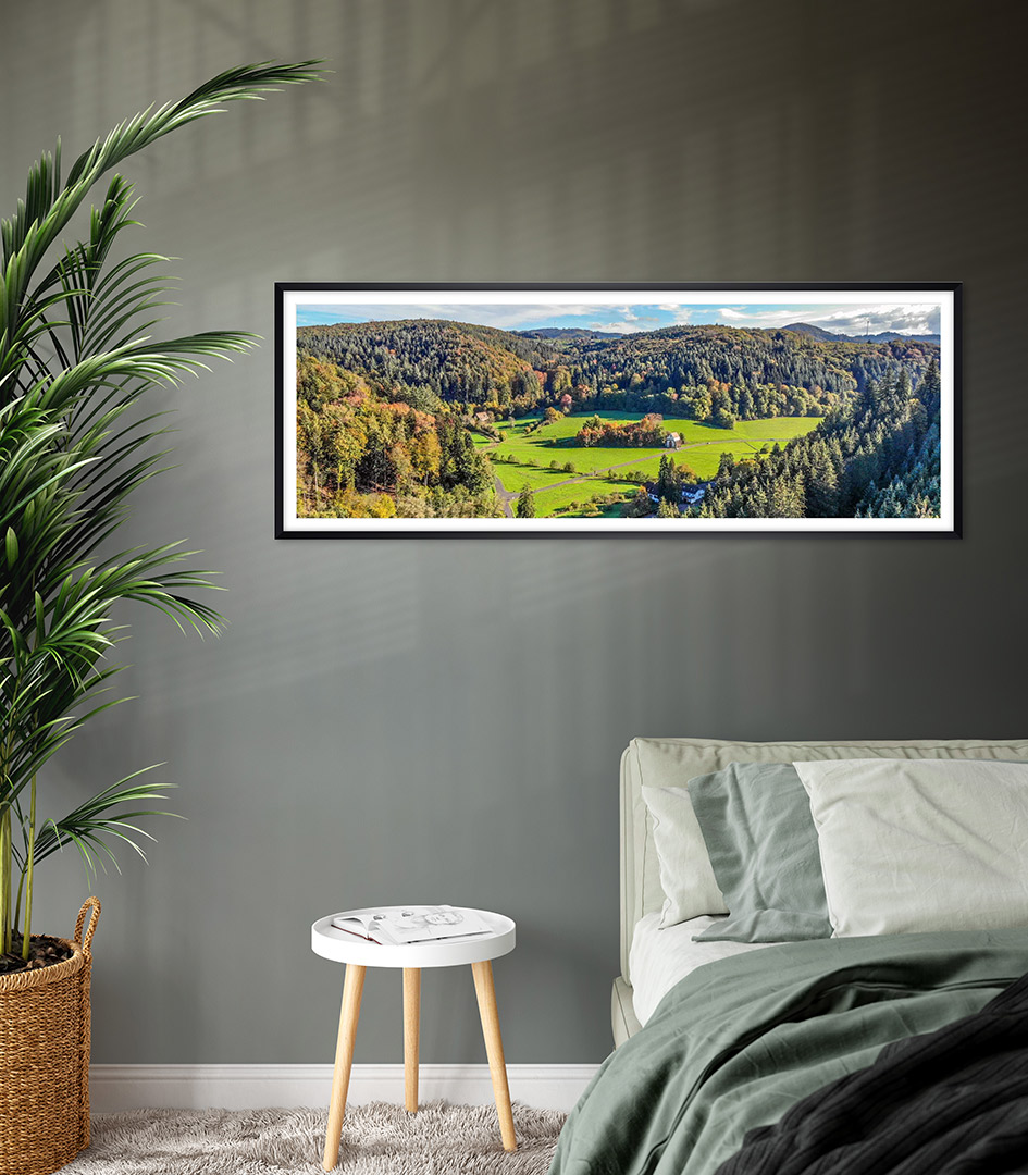 Panoramafoto Kloster Schwarzwald