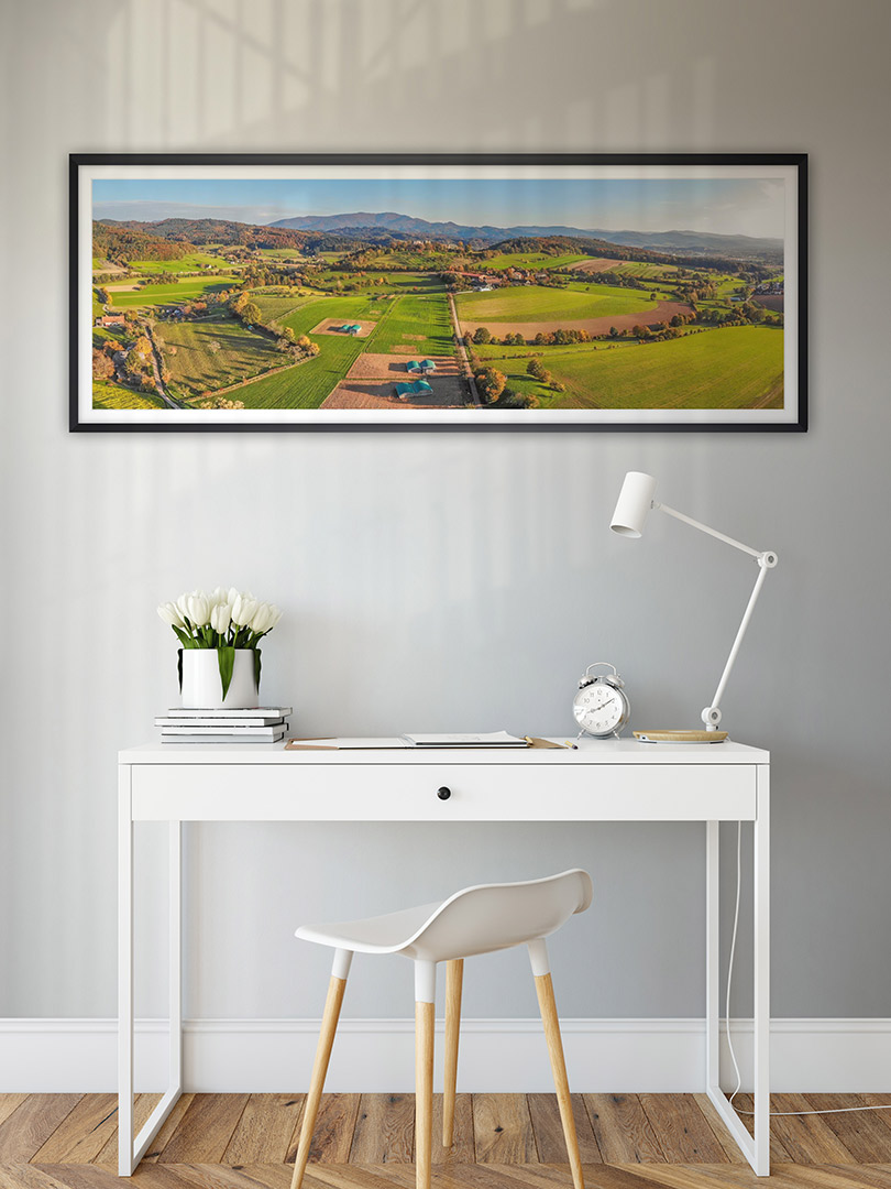 Panoramafoto Hochburg Emmendingen Schwarzwald