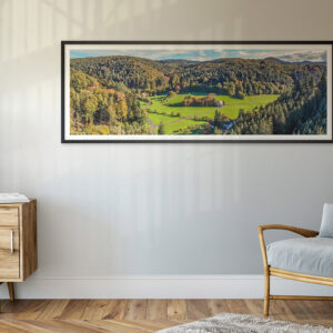 Panoramafoto Kloster Tennenbach Schwarzwald