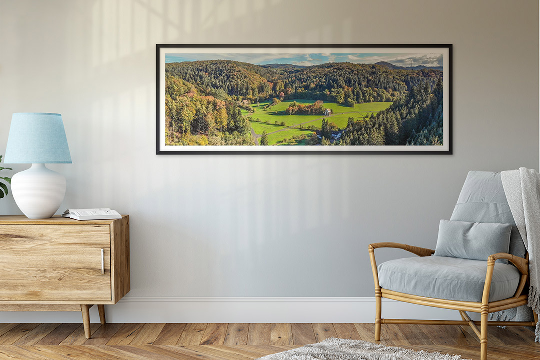 Panoramafoto Kloster Tennenbach Schwarzwald