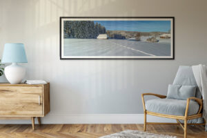 Panoramafoto Winter Schönwald im Schwarzwald