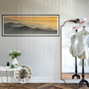 Panoramafoto Sonnenuntergang Schwarzwald