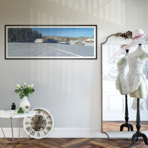 Panoramafoto Winter Schönwald im Schwarzwald