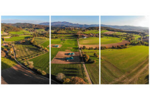 Panoramafoto der Staatsdomäne Hochburg bei Emmendingen