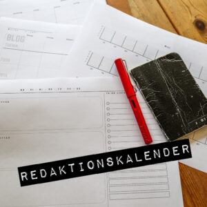 Redaktionskalender Druckvorlage