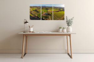 Panoramafoto der Staatsdomäne Hochburg bei Emmendingen