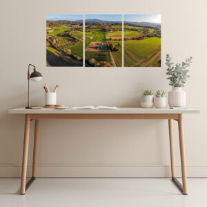 Panoramafoto der Staatsdom&auml;ne Hochburg bei Emmendingen